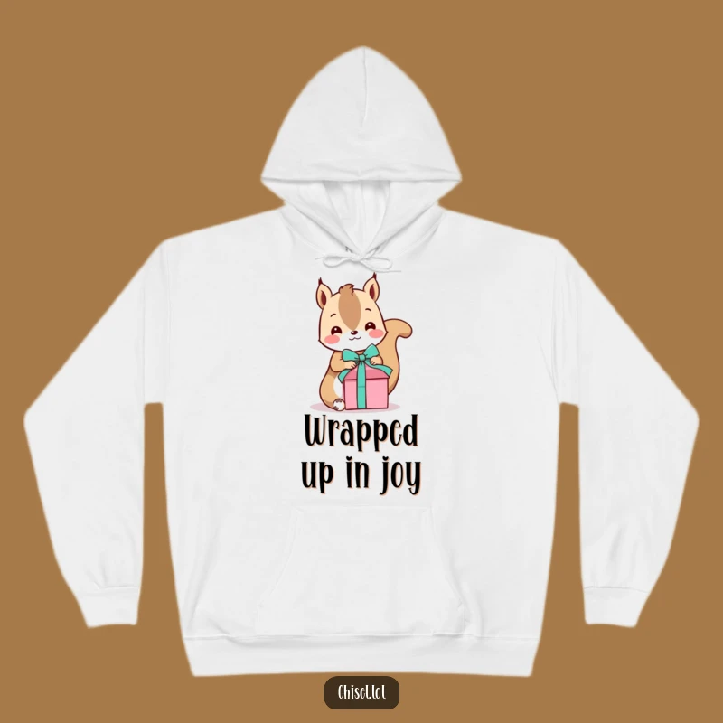 Cozy Funny Kawaii Squirrel Hoodie - Gifting Fun, Warm & Witty Gift for Enthusiasts
