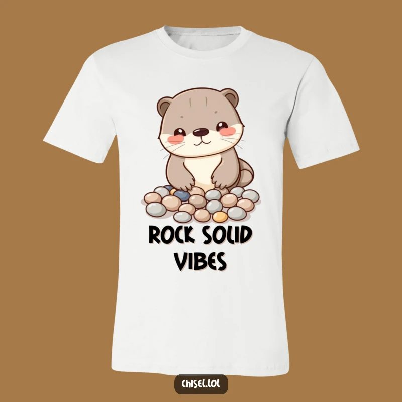 Funny Kawaii Otter T-Shirt: Express Your Inner Artist with This Cute Design